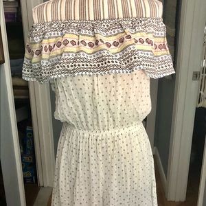 Off the shoulder dress